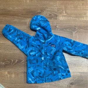 Blue 2T Patagonia fleece Jackef